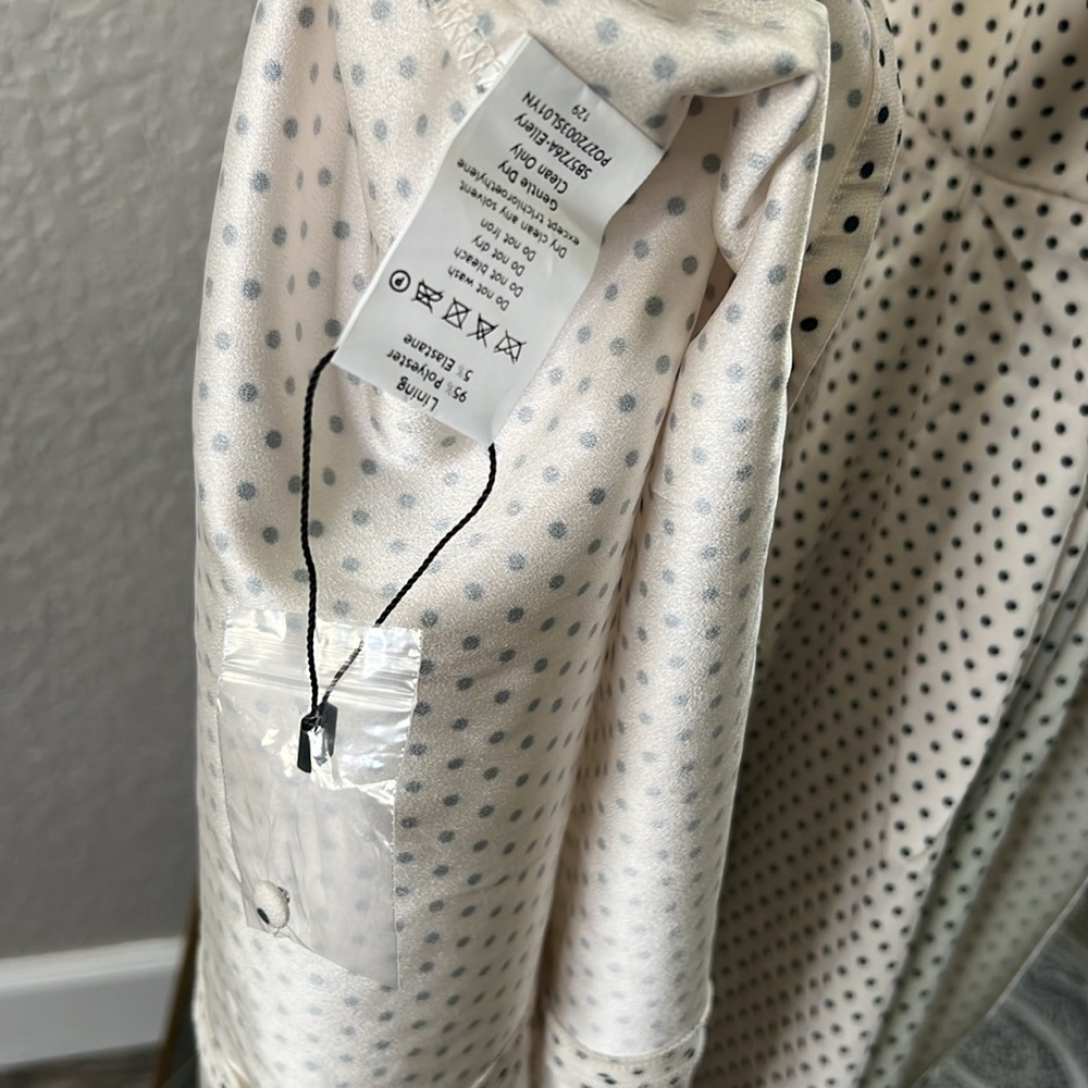 RARE HOUSE OF CB 'Ellery' Polka Dot Puff Sleeve Midi Sundress NWOT - Picture 11 of 11
